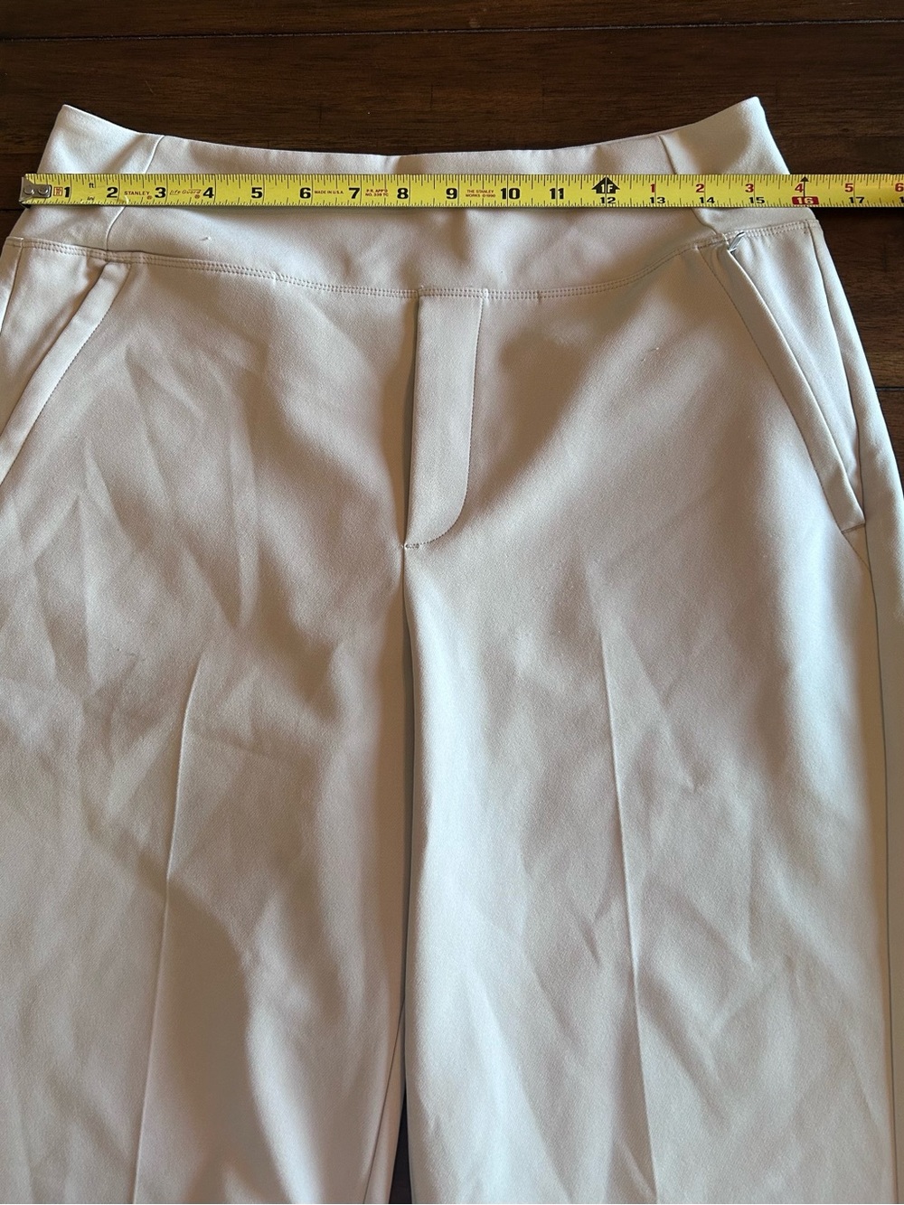Athleta Endless High Rise Pants Size 8 Cream MSRP 109.00 - Picture 9 of 14